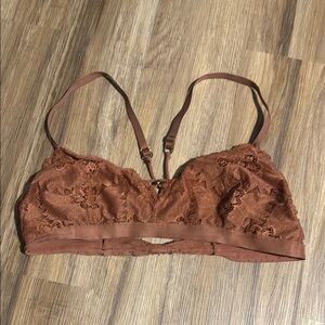 Lace Bralette in Brown